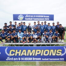 บุรีรัมย์ ยูไนเต็ด ผงาดแชมป์ JINTAN U-14 ASEAN Dream Football Tournament 2025