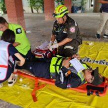 ปทุมธานี-จัดประชุมเชิงปฏิบัติการ พร้อมฝึกซ้อมแผนเสริมความเชื่อมั่นด้านความปลอดภัยทางน้ำ