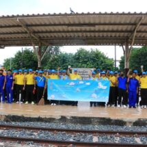 พิษณุโลก กองทัพน้อยที่ 3 จัดกิจกรรมจิตอาสาพัฒนา สถานีรถไฟ เนื่องในโอกาสวันเฉลิมพระชนมพรรษาสมเด็จพระนางเจ้าสิริกิติ์ พระบรมราชชนนีพันปีหลวง 12 สิงหาคม