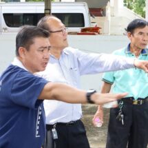 “นายกโสรัจจ์ มหายศปัญญา” ทต.สอง นำทีมลงพื้นสำรวจฌาปนสถาน เพื่อปรับปรุงภูมิทัศน์ฯ