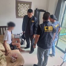 ตำรวจสอบสวนกลาง (CIB) ร่วมกับตำรวจ บช.ภ. 8สืบสวนจับกุมฆาตกรทิ้งศพถ่วงน้ำ ที่จังหวัดพังงา