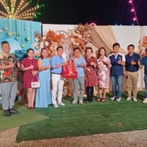 นายกตุ้ยประธานงานวันเกิดกำนันใจบุญ อภิเดช จันทร์หอม 6 ตุลาคม 2568 บริเวณลานหน้าออฟฟิศริมถนนคลอง