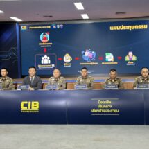 ตำรวจสอบสวนกลาง (CIB) ร่วมมือสถานเอกอัครราชทูตสาธารณรัฐเกาหลีประจำประเทศไทย ปฏิบัติการบุกทลายแก๊งคอลเซ็นเตอร์ชาวเกาหลีใต้