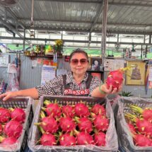 ปทุมธานี-ตลาดสี่มุมเมือง เปิดตลาดผลไม้ไหว้เจ้ารับตรุษจีน หนุนเกษตรกรไทย
