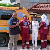 ศูนย์จิตอาสา “ตรช.” มอบเสื้อสนับสนุนชุดกู้ภัยเทศบาลตำบลลำใหม่ เสริมกำลังอาสาช่วยเหลือประชาชน
