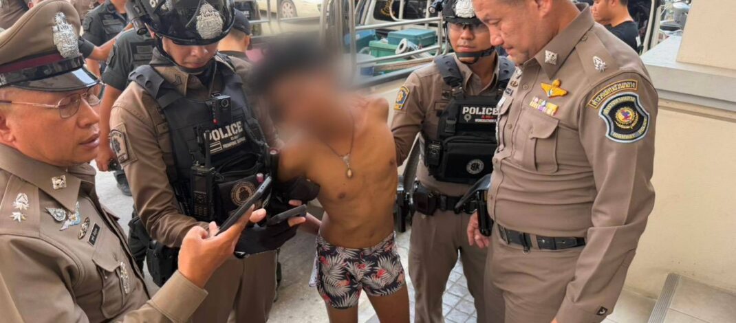 สกัดจับ “โจรมาราธอน” จี้ชิงทรัพย์ 5 คันรวด หนีข้ามจังหวัดขึ้น M81 สุดท้ายจนมุมหน้า บก.น.6