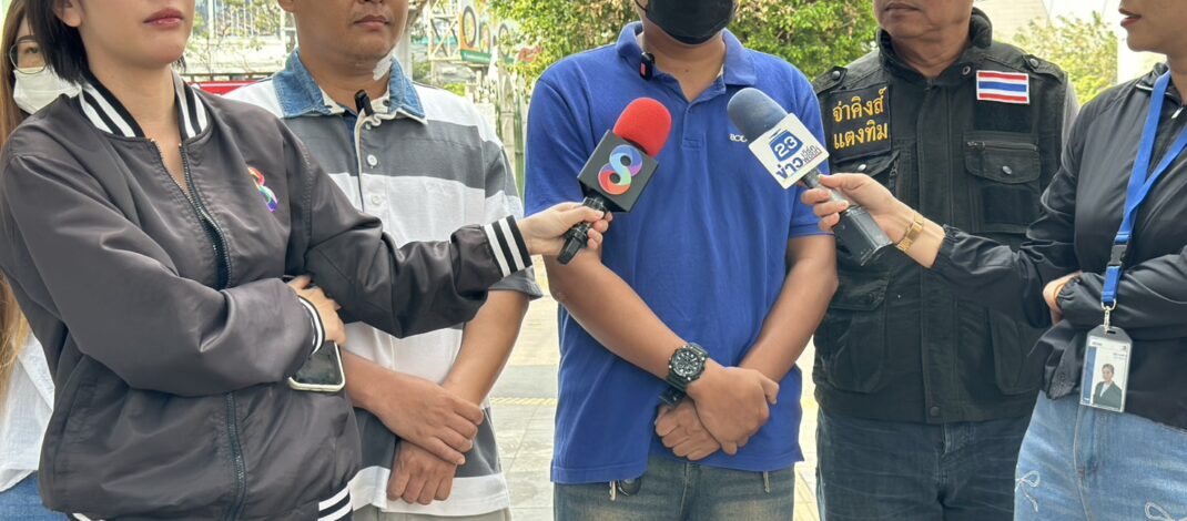 “จ่าคิงส์” พา 2 พี่น้องเหยื่อสงกรานต์เลือด โดนขี้เมาอันธพาลบุกทำร้าย พี่โดนแทงคอ น้องถูกขวดเบียร์ฟาดหูฉีก คดีไม่คืบร้องกองปราบ