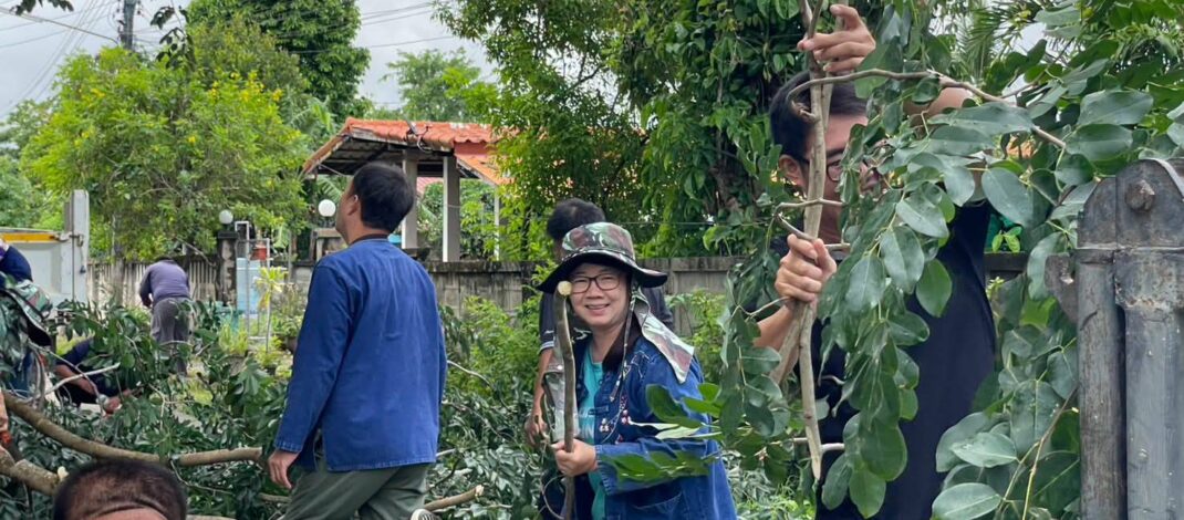ทต. เหมืองหม้อ ร่วมกับผู้นำและอาสาสมัครท้องถิ่นรักษ์โลก ม.7 ร่วมกิจกรรม ในโครงการขยะแลกอากาศ