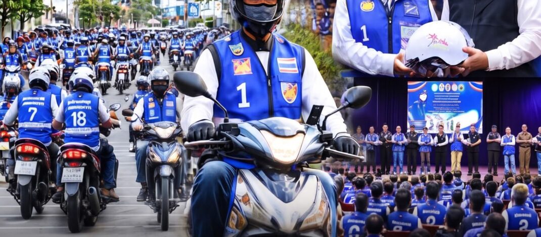 พัทยาจัดระเบียบครั้งใหญ่ ปรับเสื้อวินมอเตอร์ไซค์ทั่วเมืองเป็นสีน้ำเงิน ยกระดับภาพลักษณ์ท่องเที่ยว พร้อมกำหนดมาตรการเข้ม